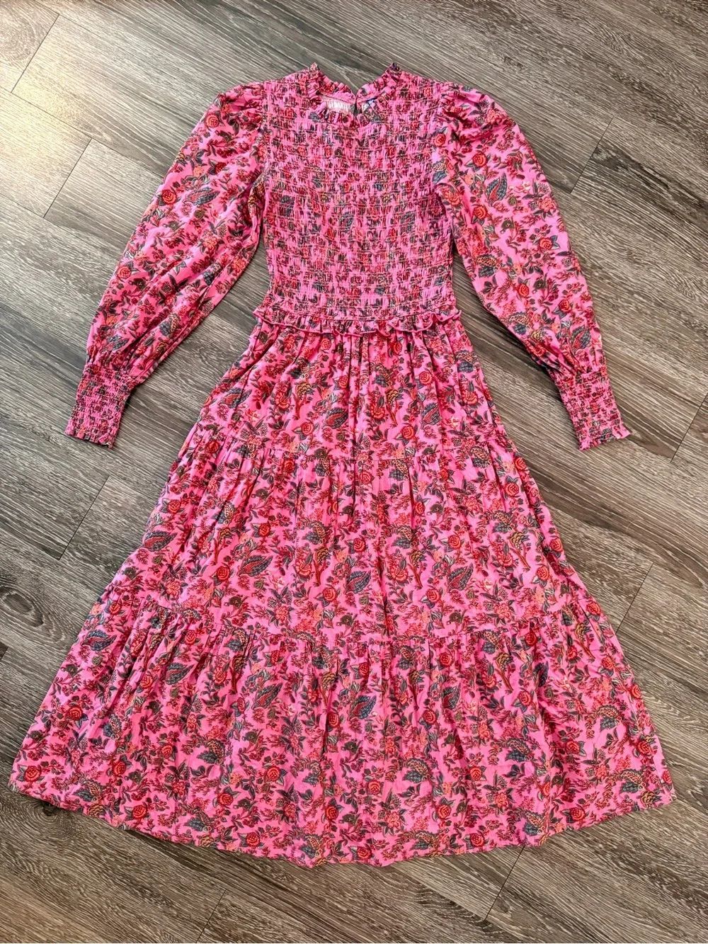 Ro’s Garden Pink Occitane Ivy Maxi Dress